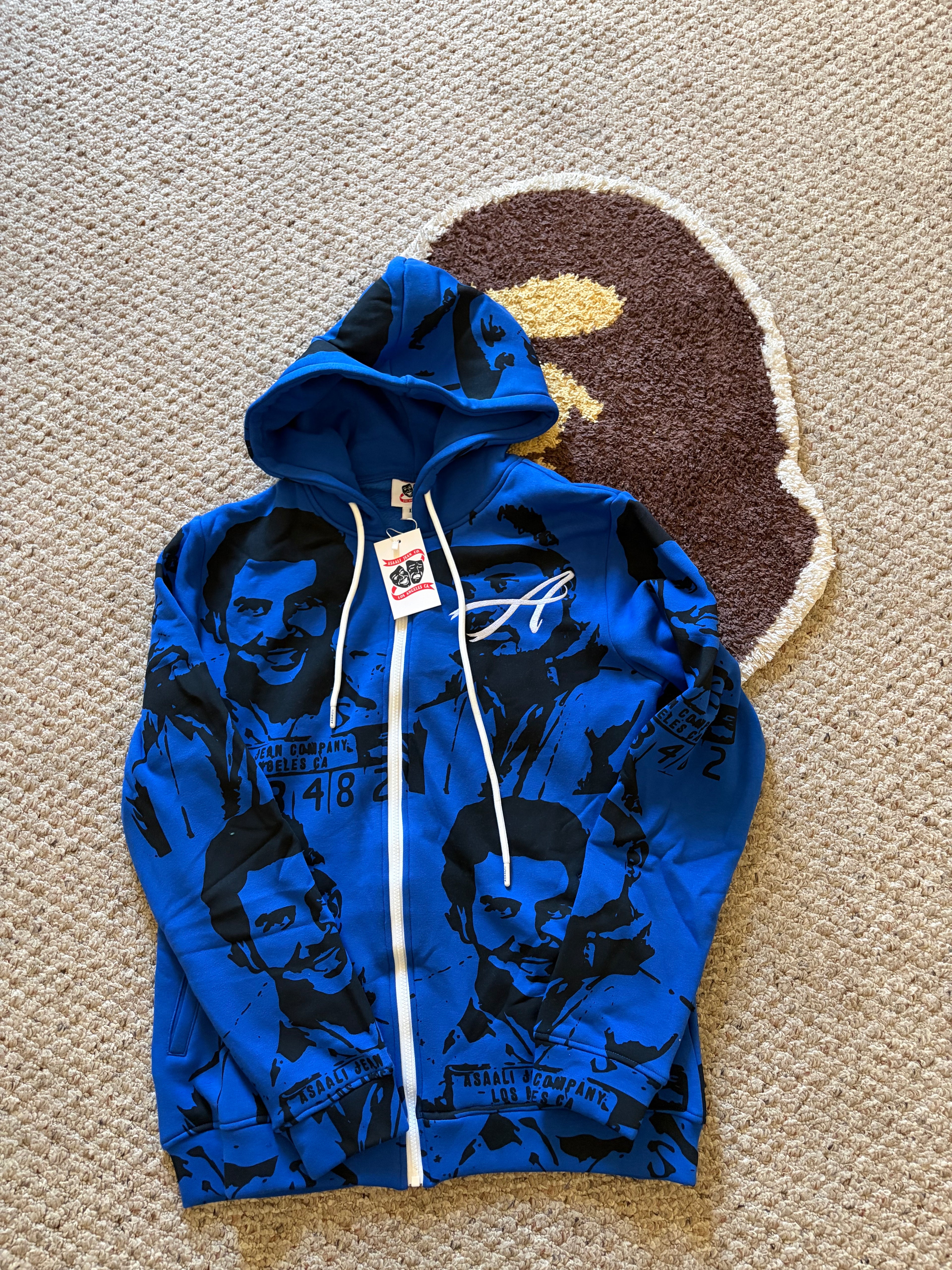Asaali Blue Cartel Zip Up