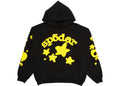 Sp5der Yellow And Black Beluga Hoodie