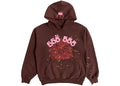 Sp5der Brown/Pink 555 Hoodie