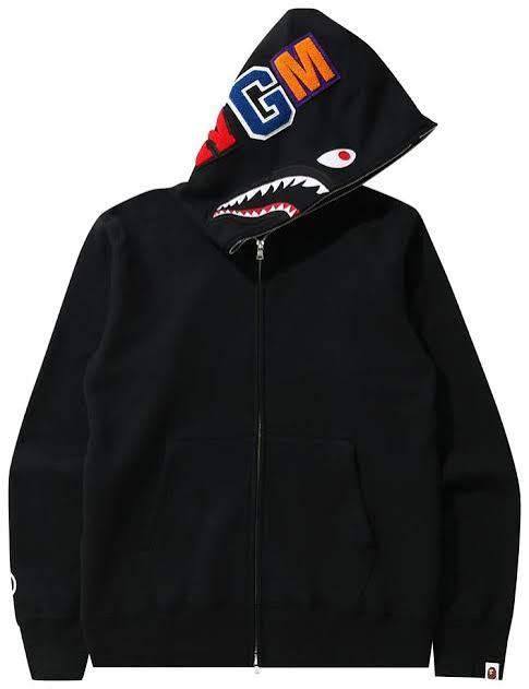 Bape Black Shark Zip Up