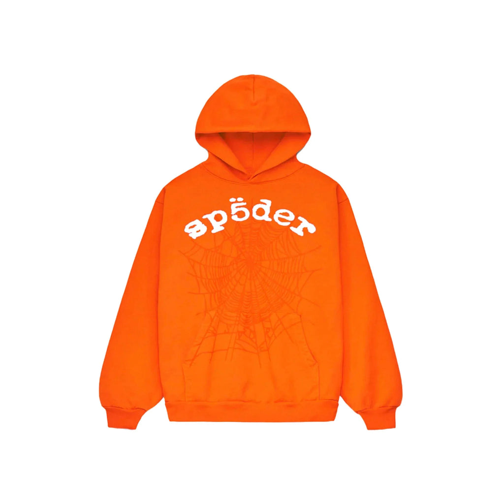 Sp5der OG web Orange hoodie